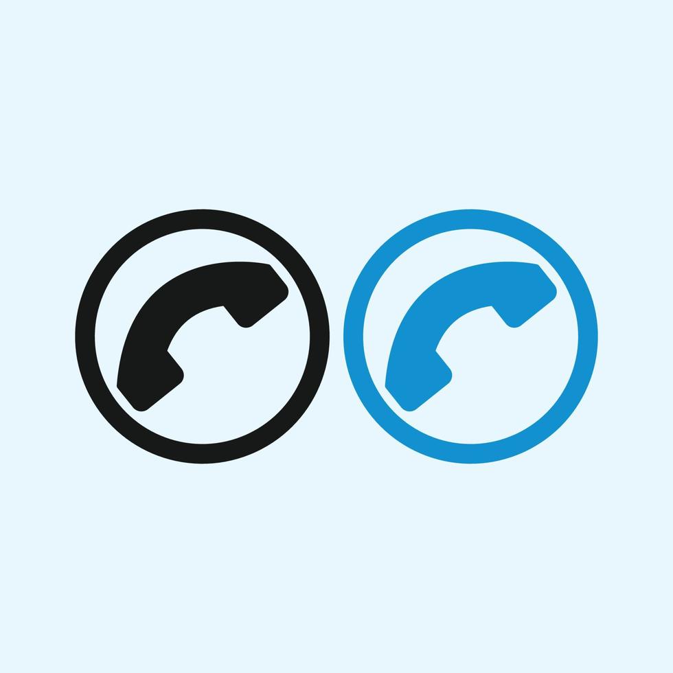 Phone icon vector. Phone glyph icon illustration - Vector