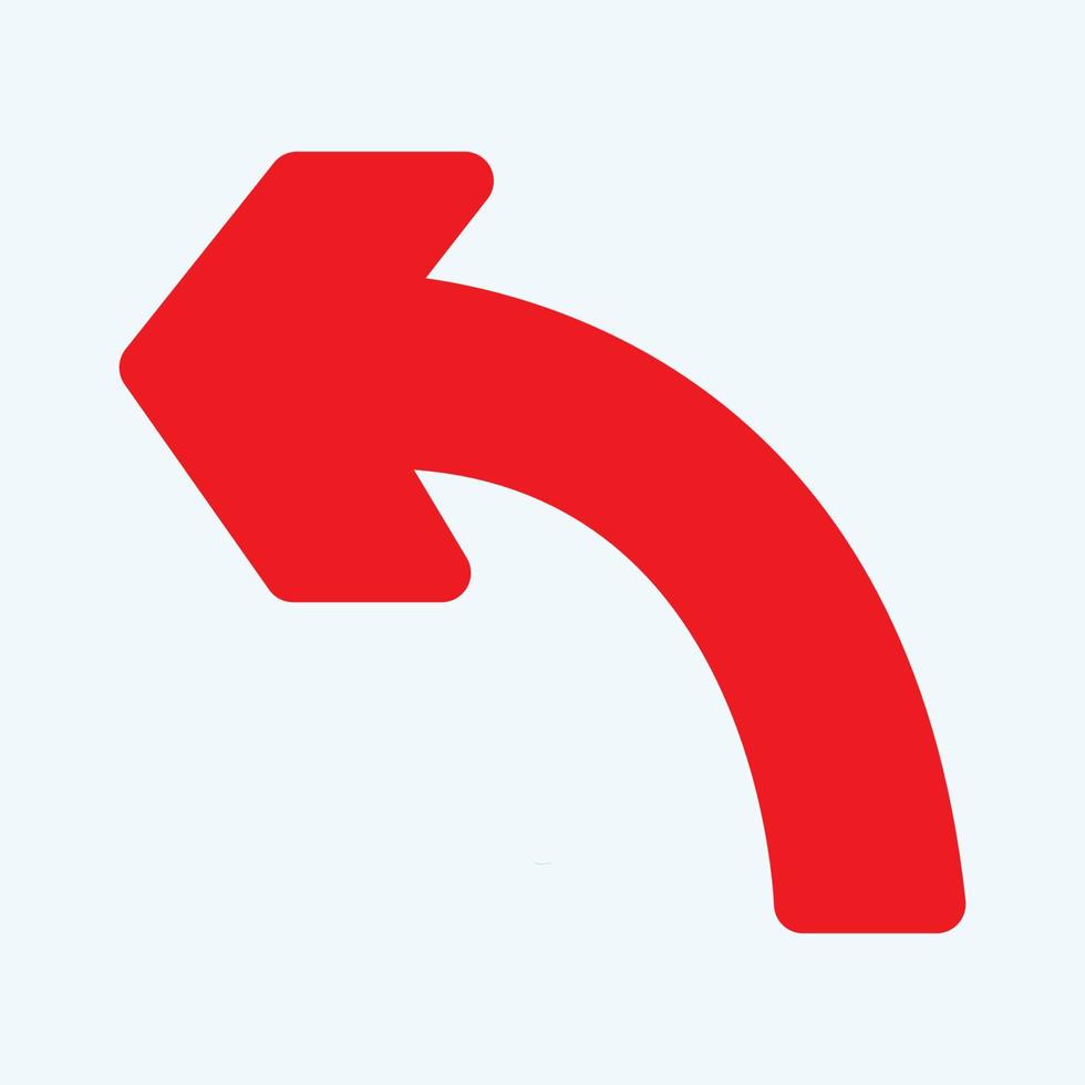 Red arrow icon vector EPS- 10