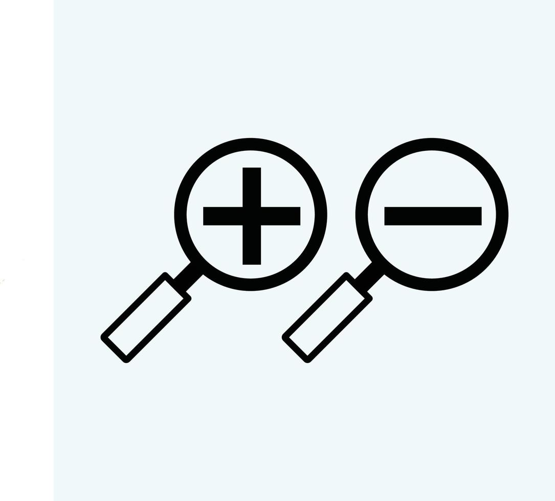 search icon, flat vector graphic on isolated background. - Vector