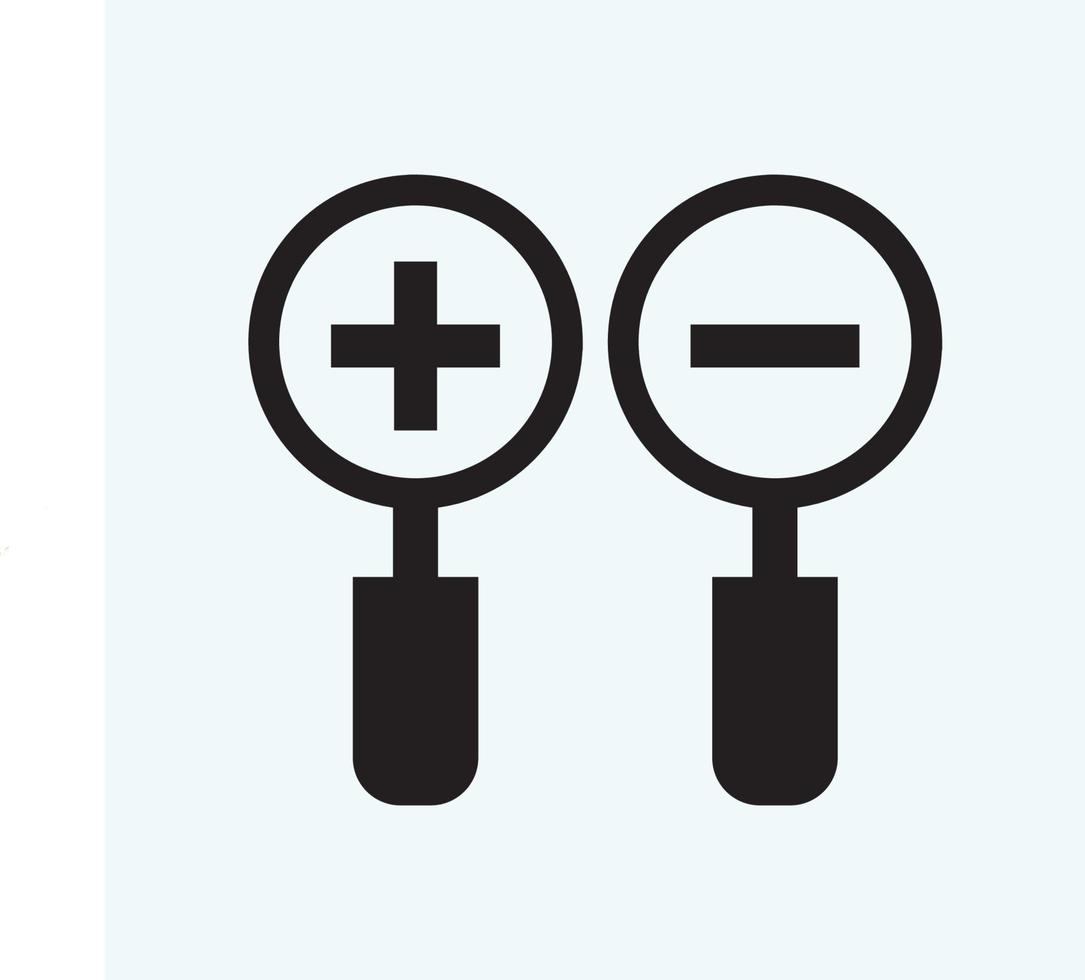search icon, flat vector graphic on isolated background. - Vector