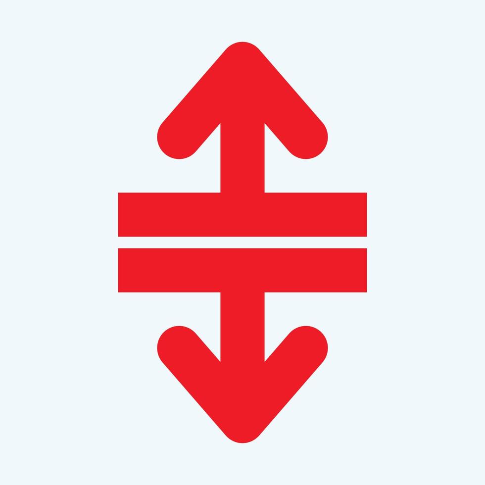 Red arrow icon vector EPS- 10