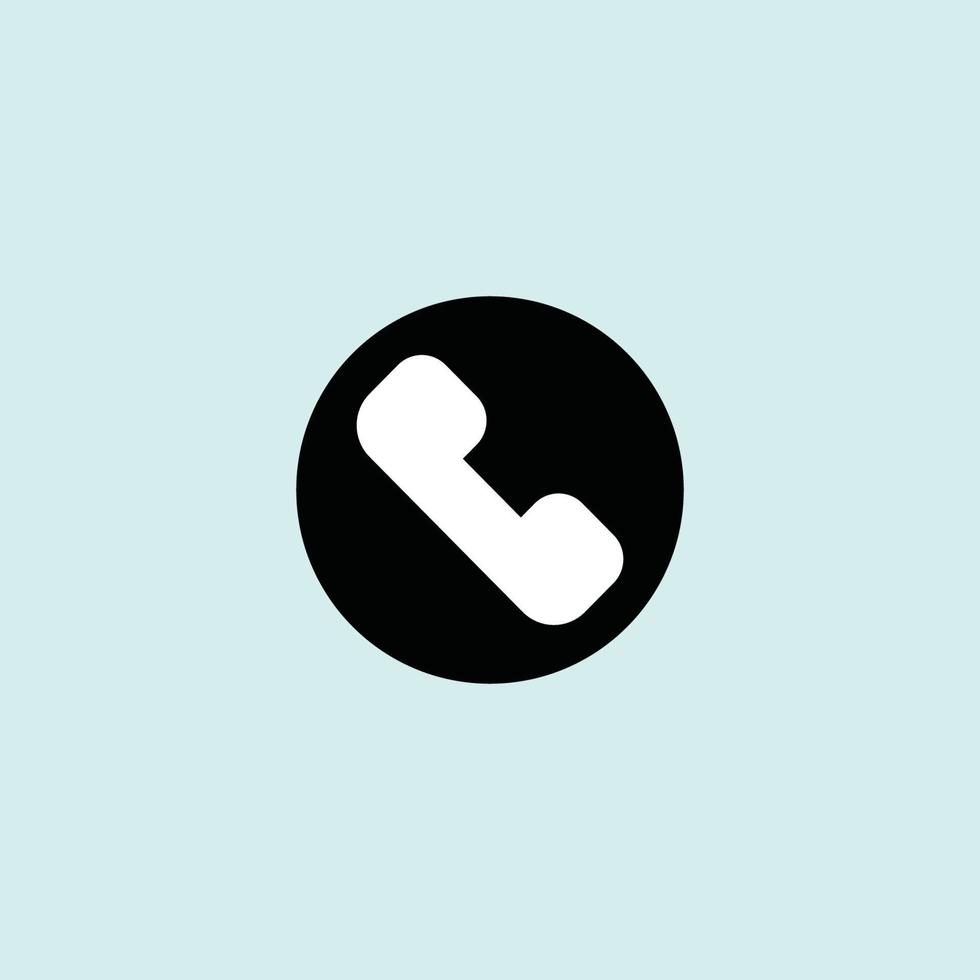 Phone icon vector. Phone glyph icon illustration - Vector