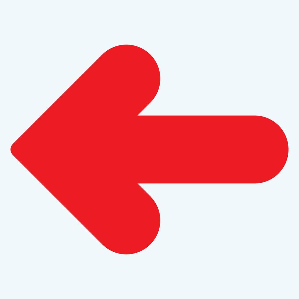 Red arrow icon vector EPS- 10