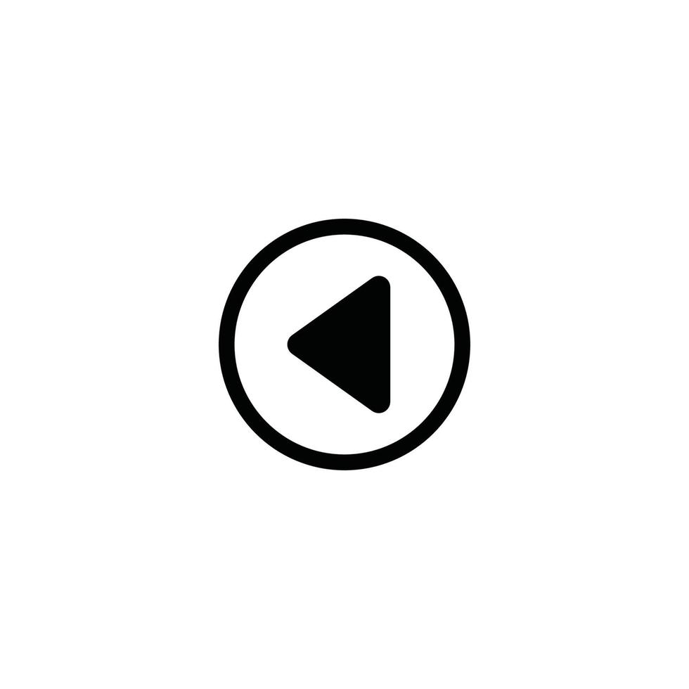 Play button icon in trendy flat style isolated on grey background. Play symbol for your web site design, logo, app, UI. Vector illustration