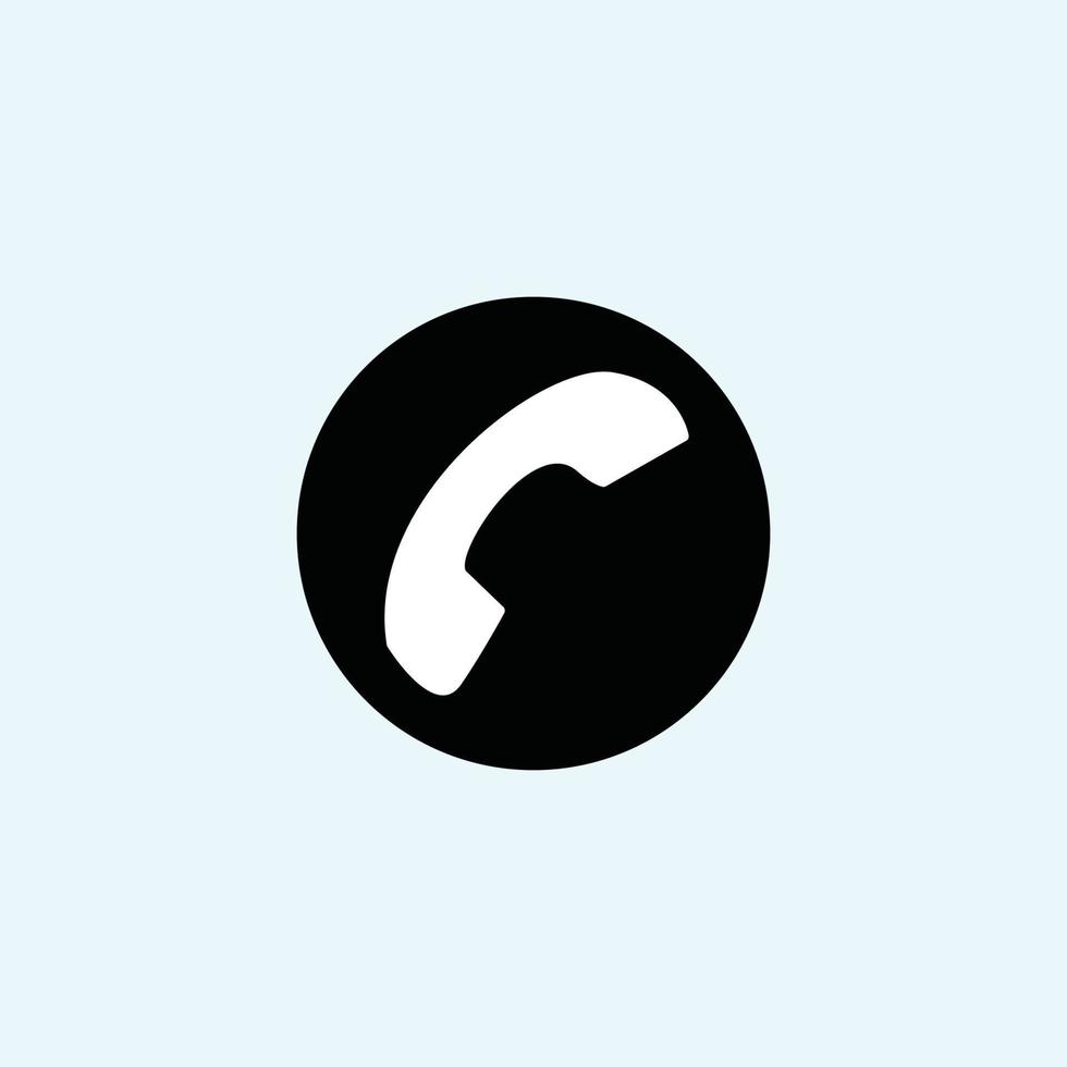 Phone icon vector. Phone glyph icon illustration - Vector