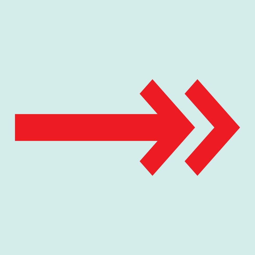 Red arrow icon vector EPS- 10