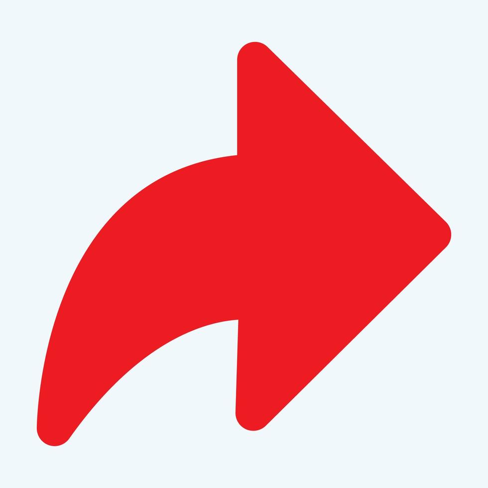 Red arrow icon vector EPS- 10
