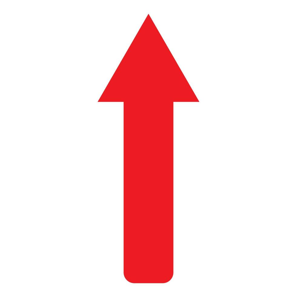 Red arrow icon vector EPS- 10