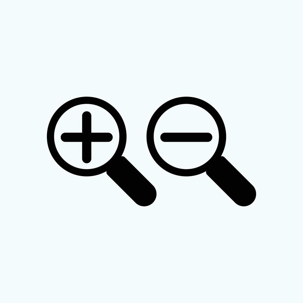 search icon, flat vector graphic on isolated background. - Vector
