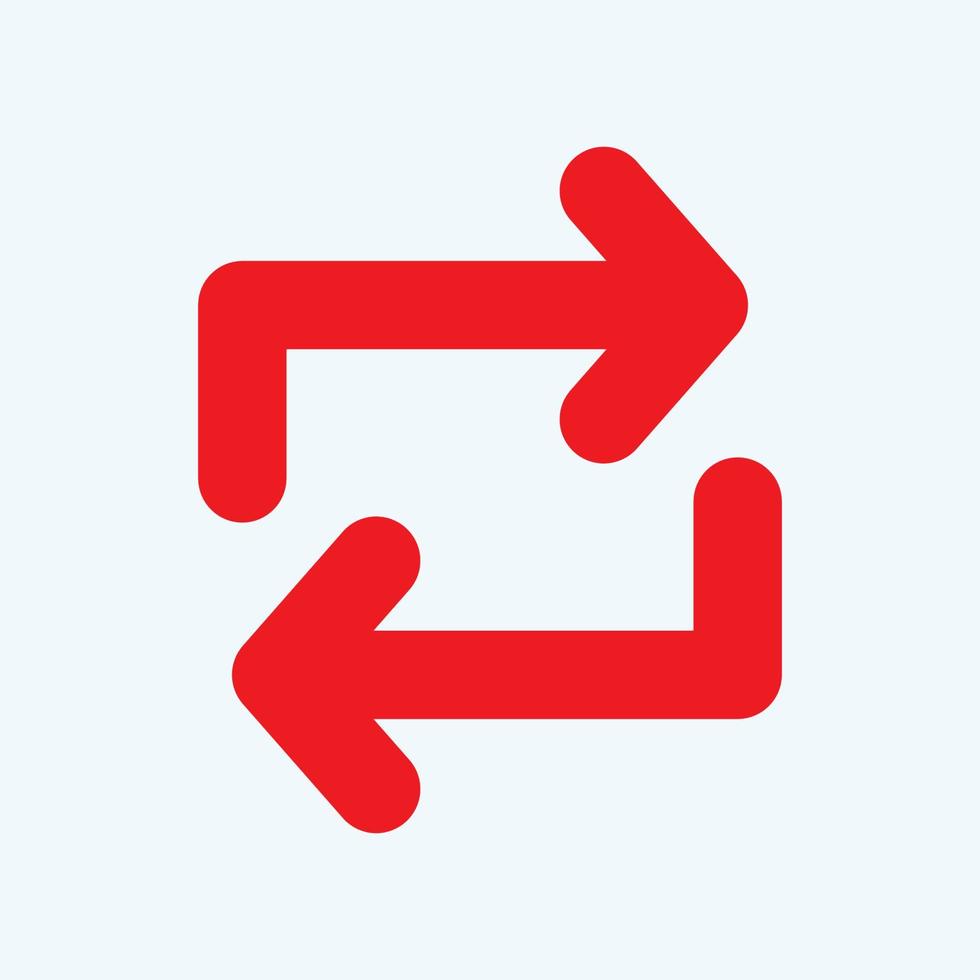 Red arrow icon vector EPS- 10