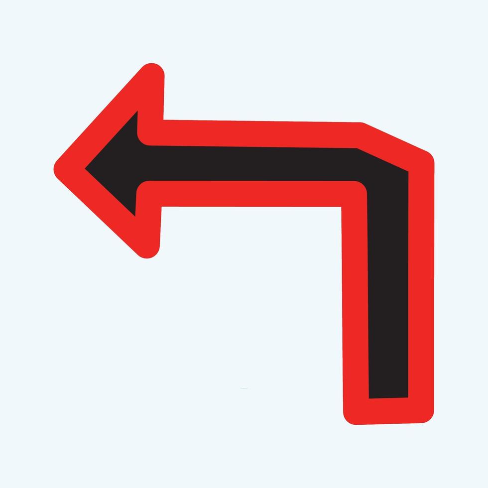 Red arrow icon vector EPS- 10