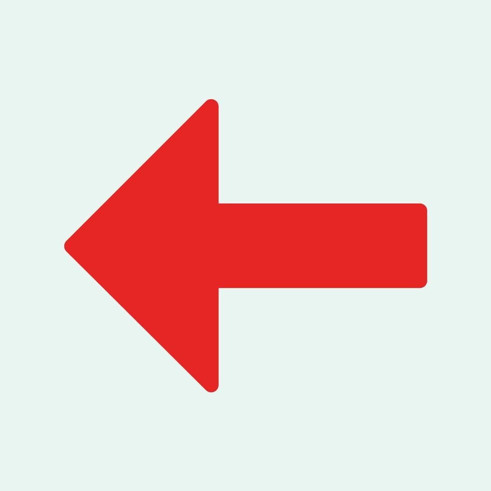 Red arrow icon vector EPS- 10