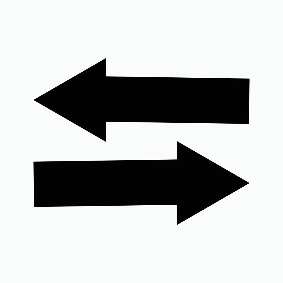 Black arrow icon vector EPS- 10