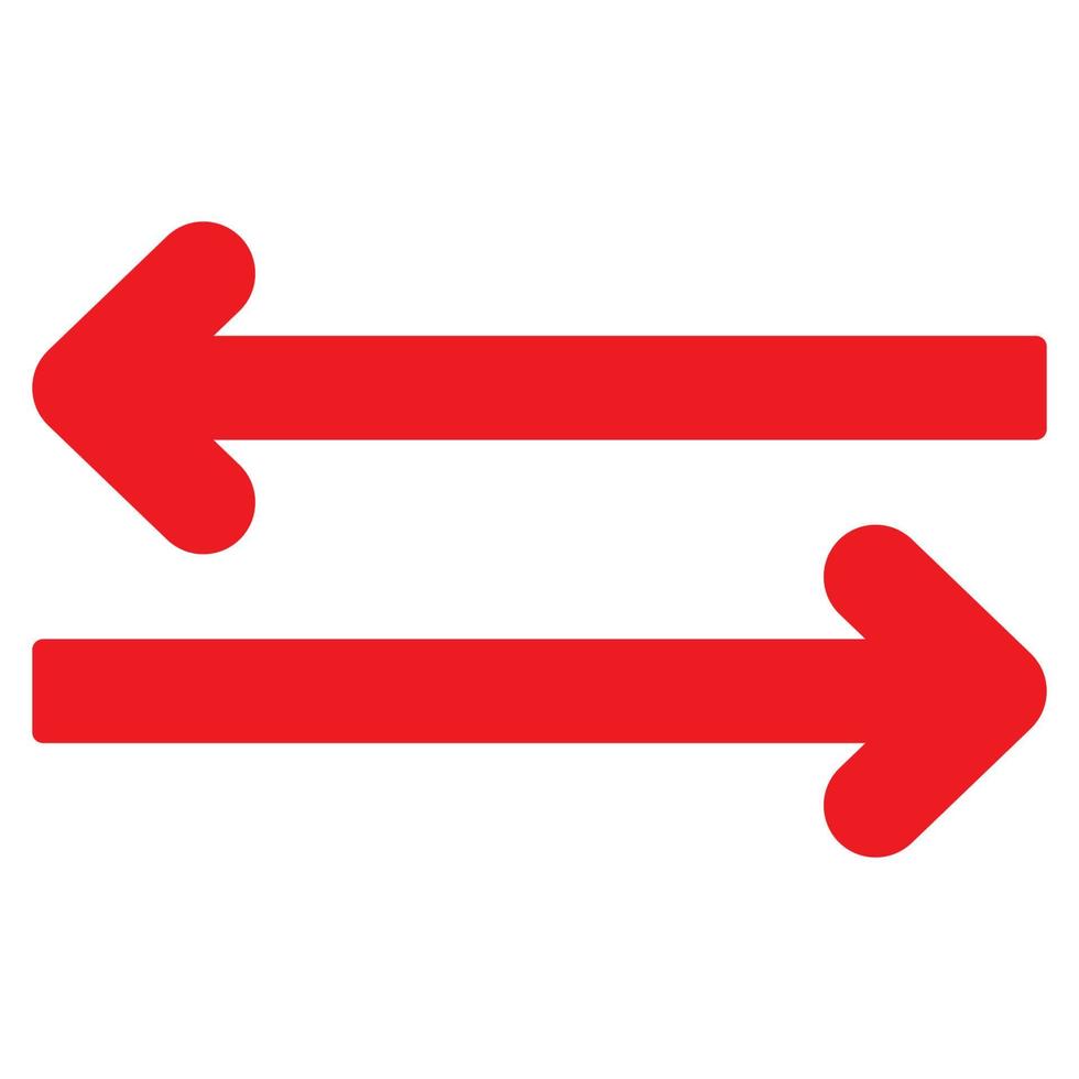 Red arrow icon vector EPS- 10
