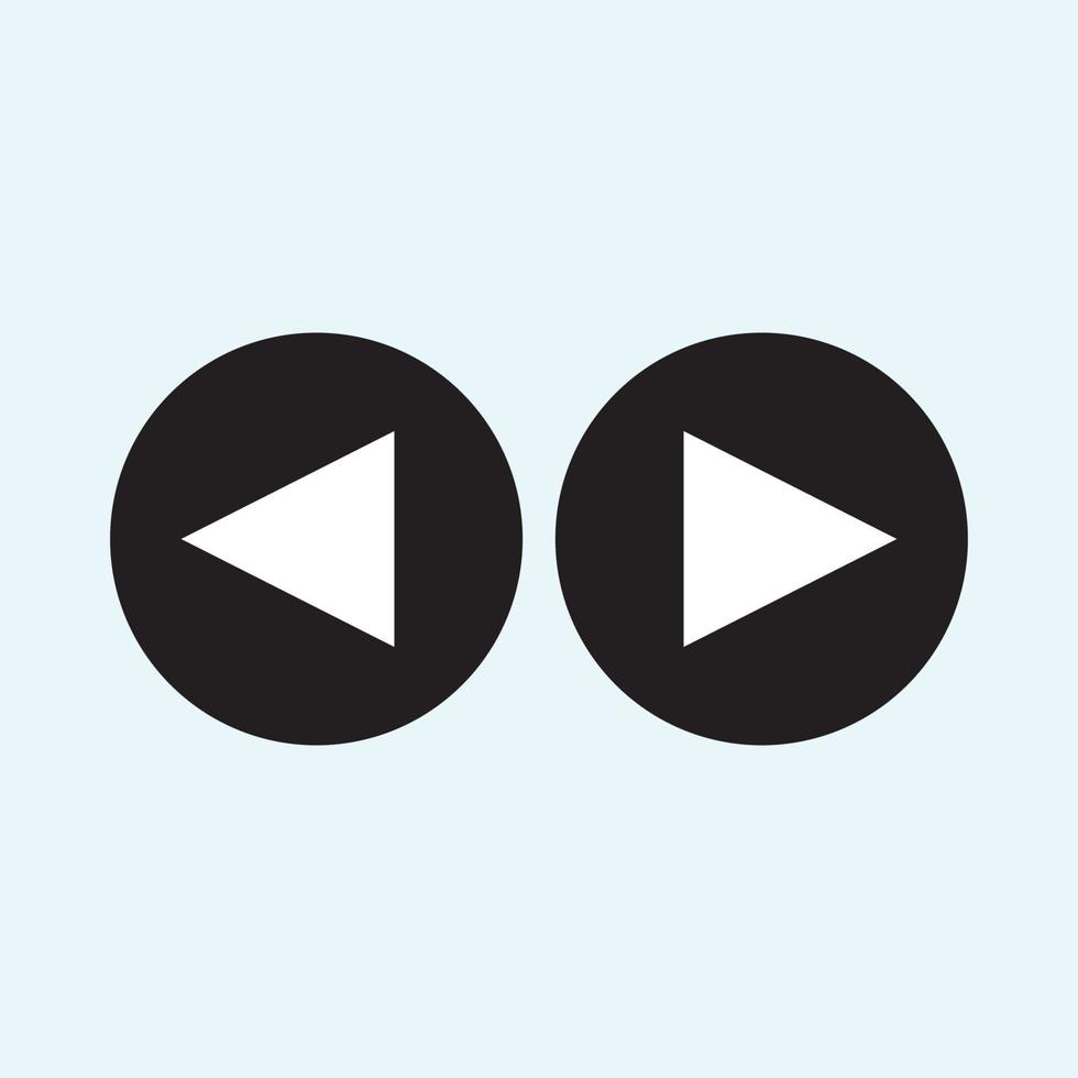Play button icon in trendy flat style isolated on grey background. Play symbol for your web site design, logo, app, UI. Vector illustration