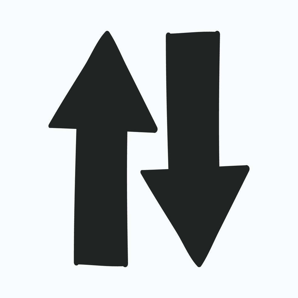 Black arrow icon vector EPS- 10