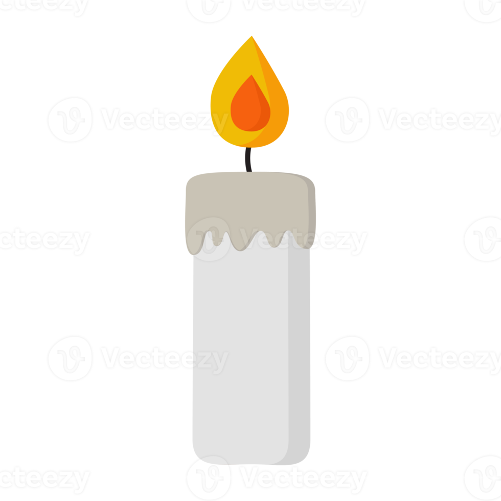 Cartoon Candle icon. png