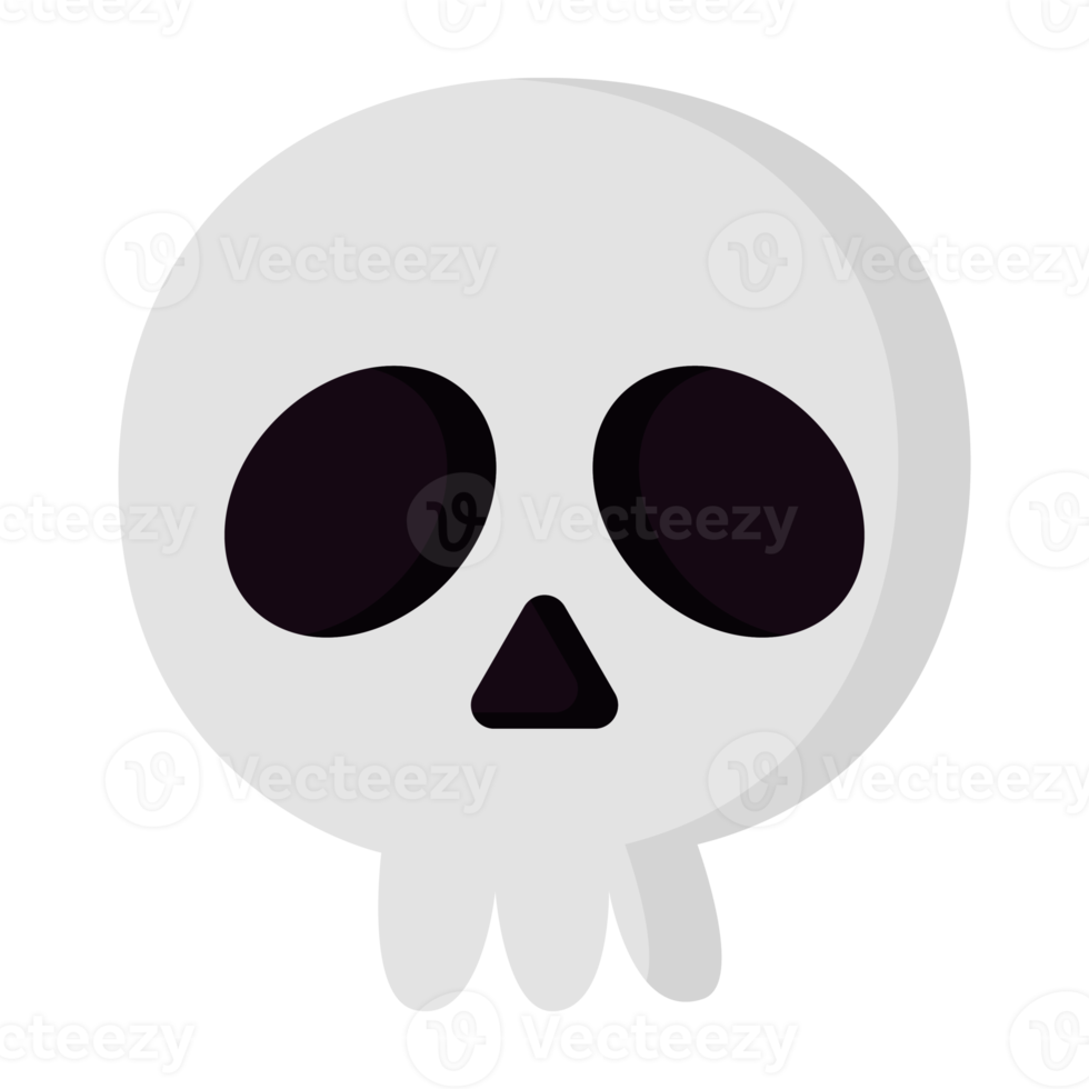 icono de calavera de dibujos animados. png