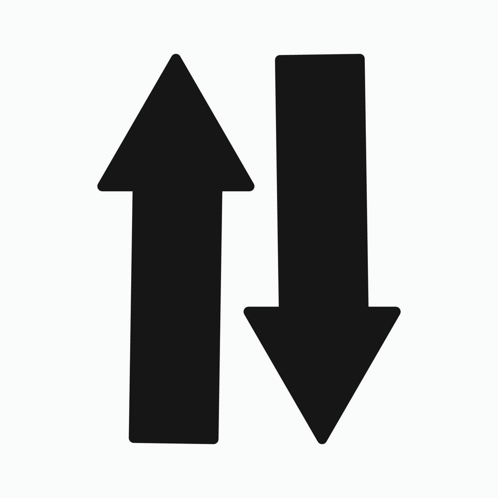 Black arrow icon vector EPS- 10