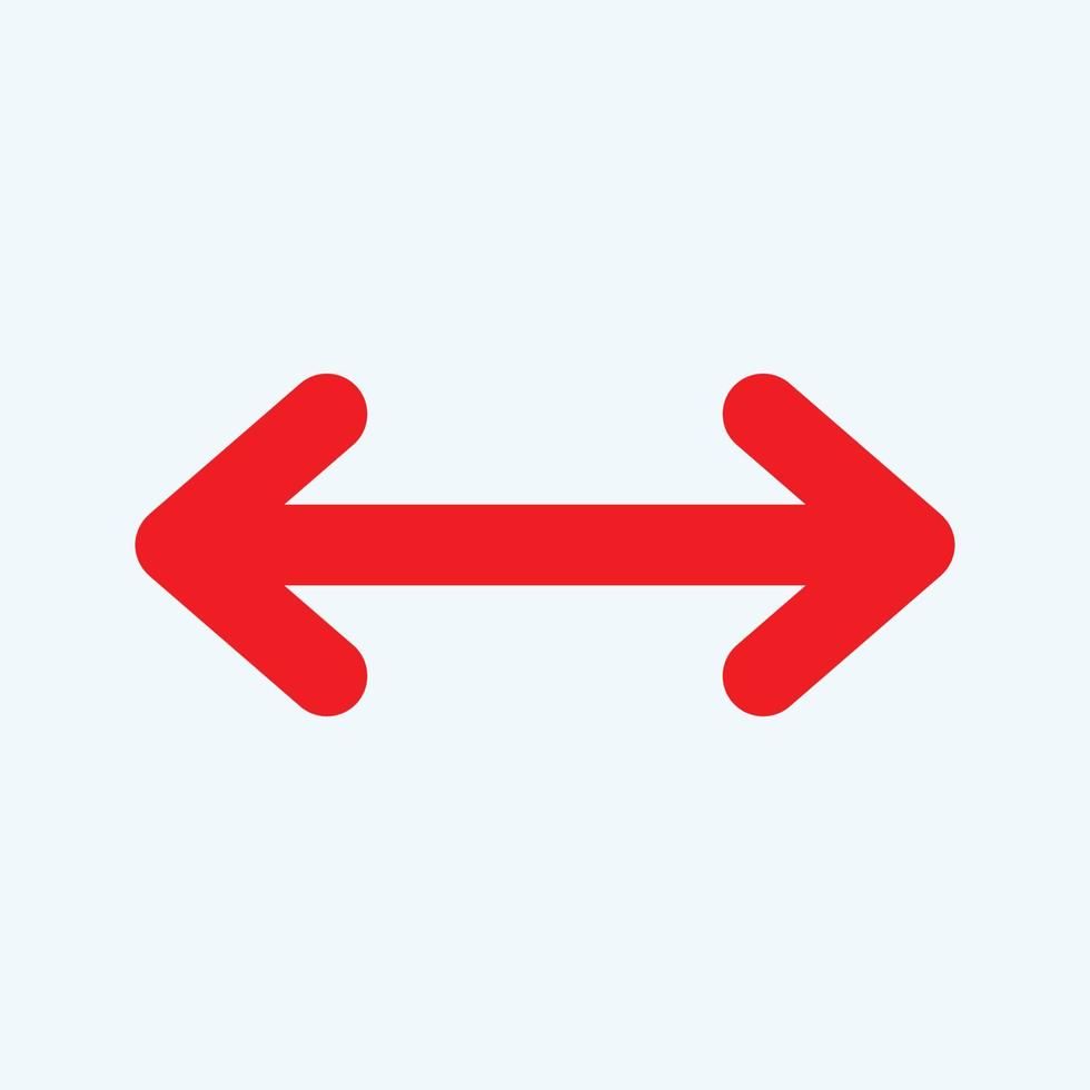 Red arrow icon vector EPS- 10