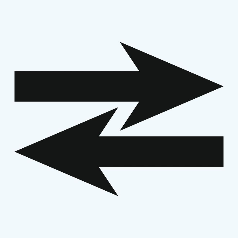 Black arrow icon vector EPS- 10