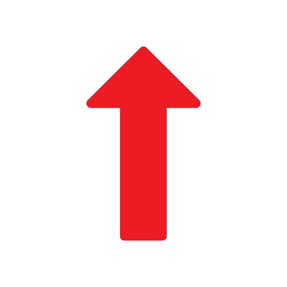 Red arrow icon vector EPS- 10