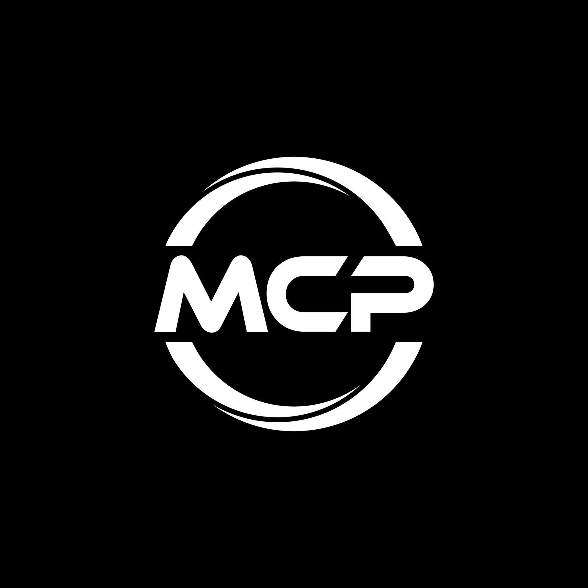 MCP letter logo design in illustration. Vector logo, calligraphy