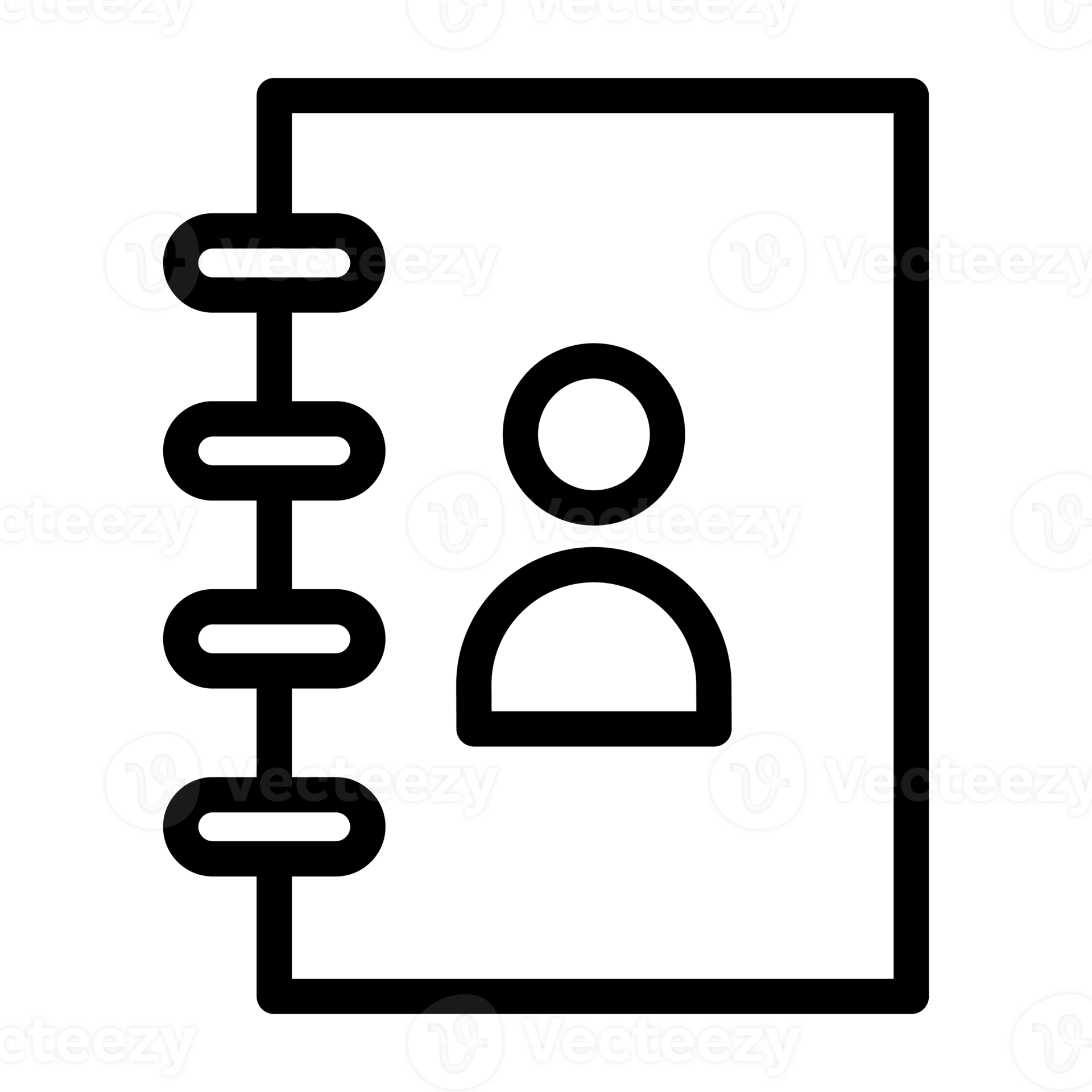 Phone Book icon. 18887307 PNG