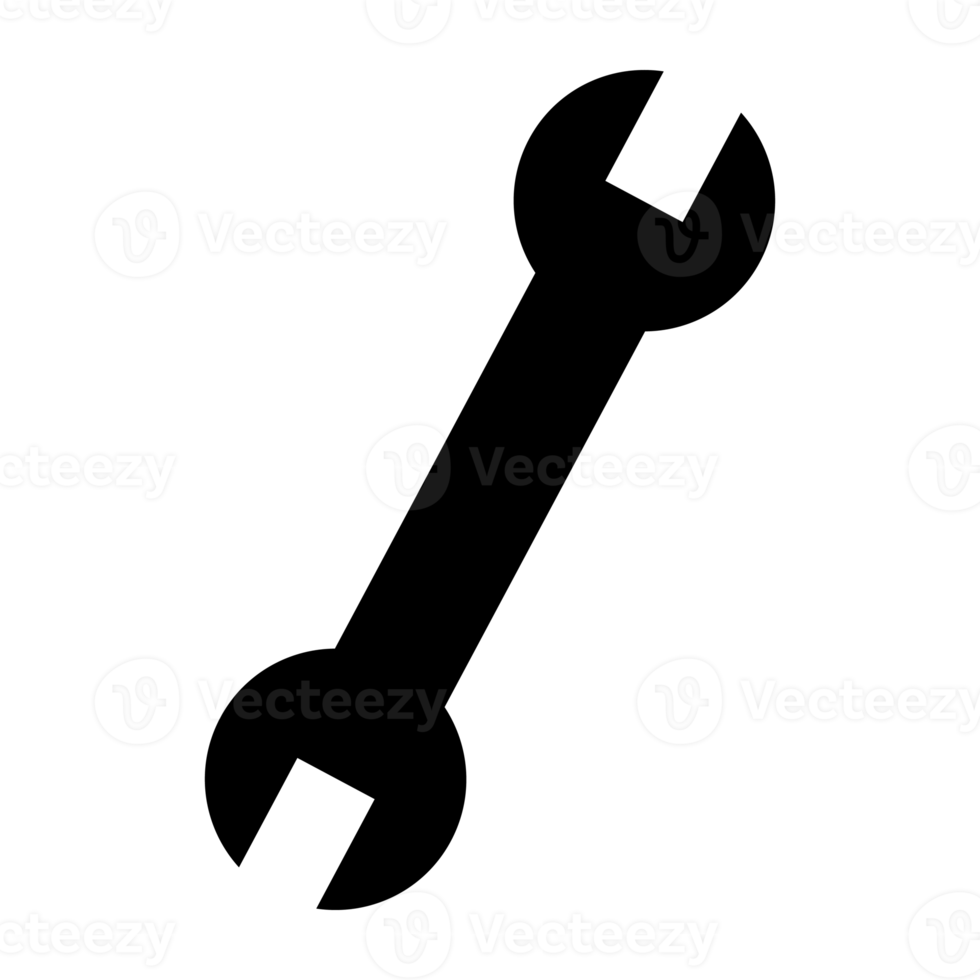 black Wrench icon. 18887332 PNG