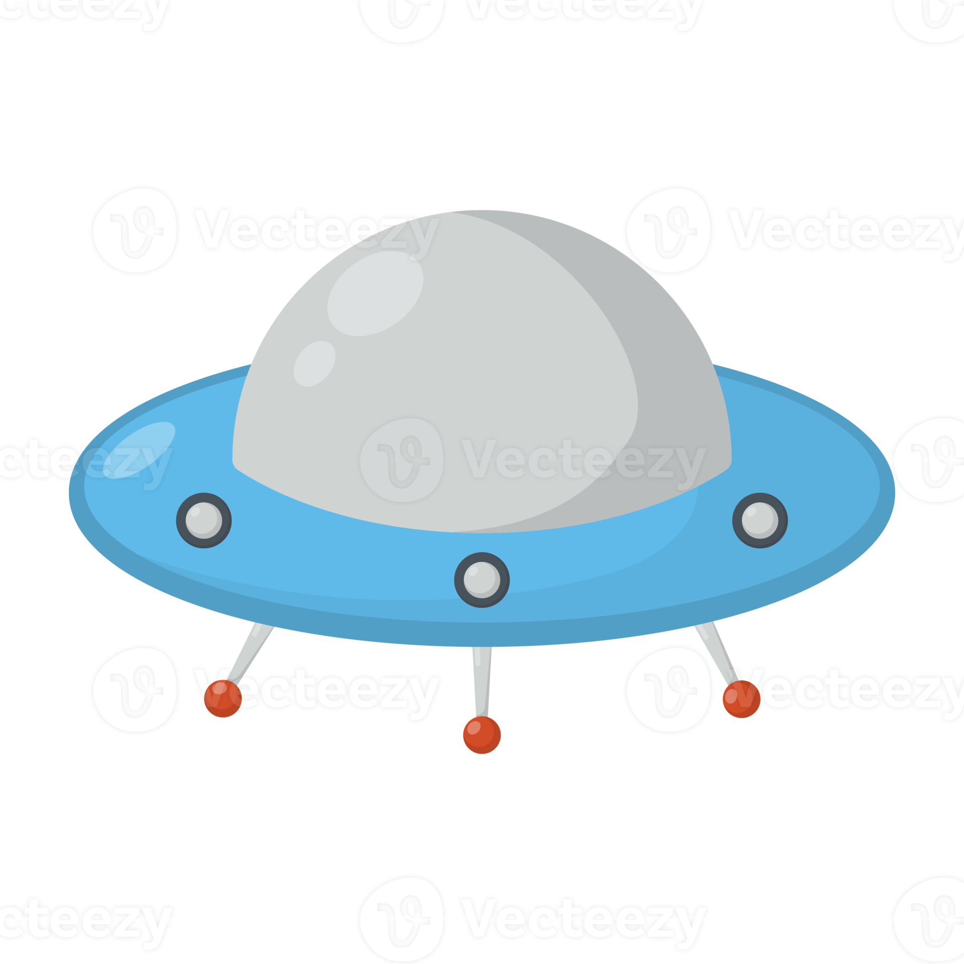 Cartoon Ufo icon. 18887355 PNG