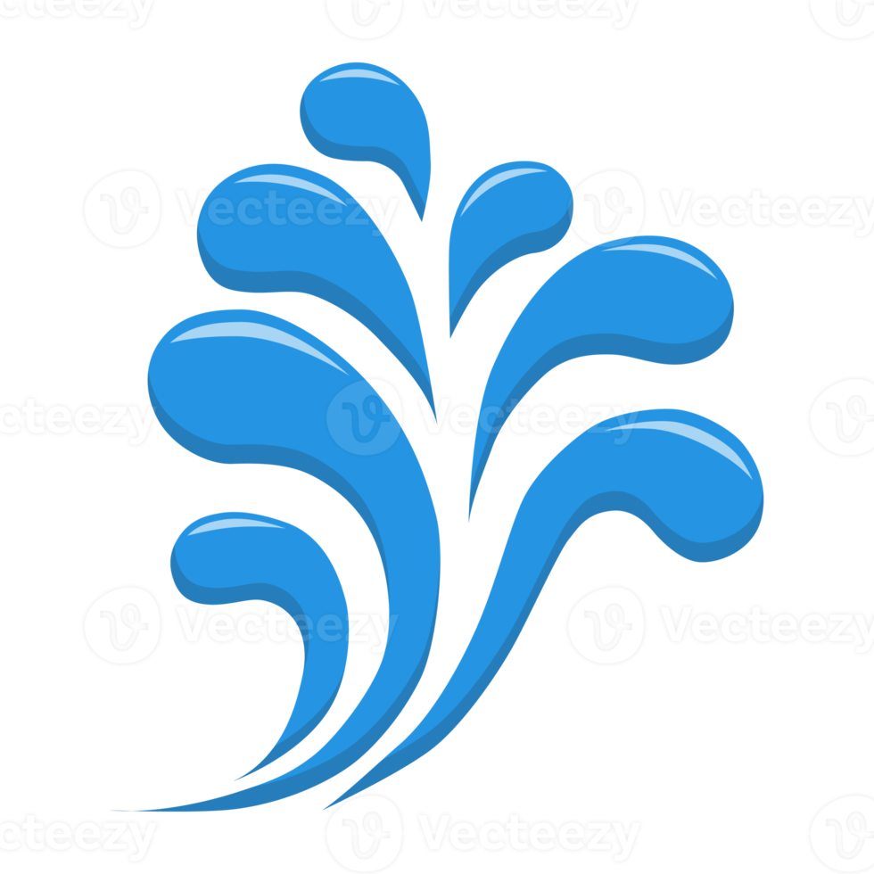water splash icon or logo. png