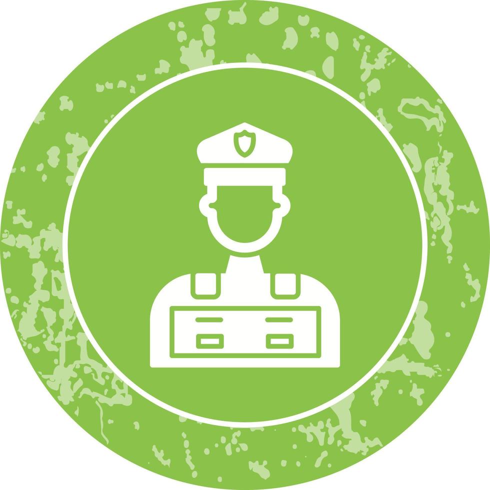 Police Man Vector Icon