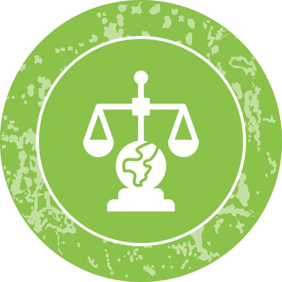International Law Vector Icon