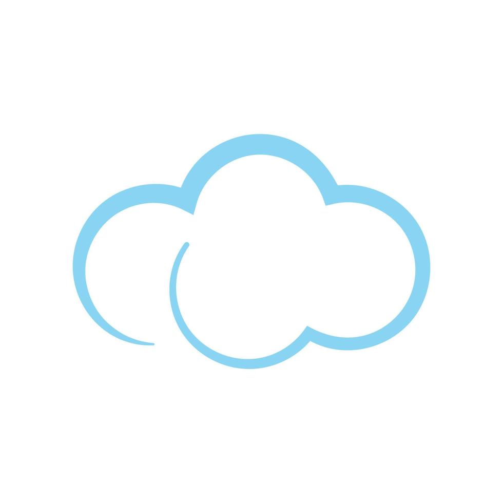 cloud logo vector