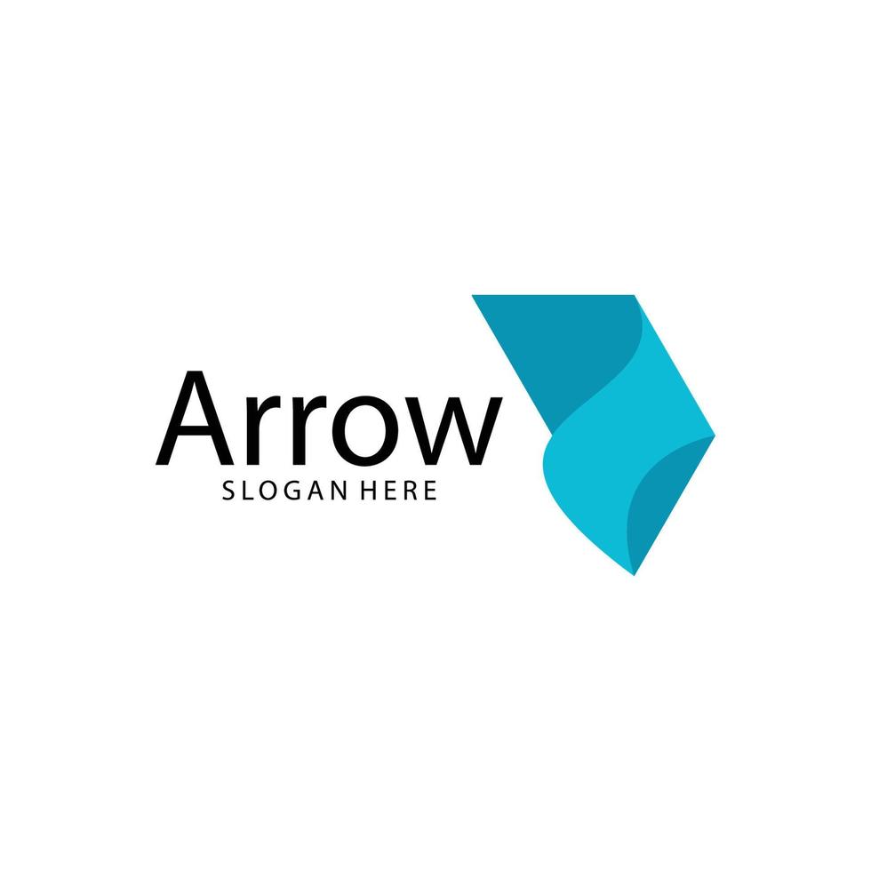 Arrow ilustration logo vector