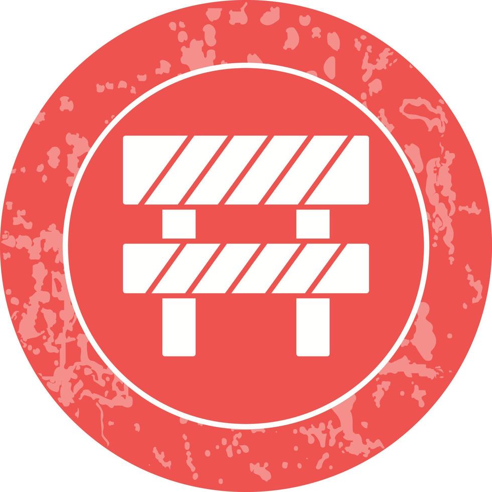 Barrier Vector Icon