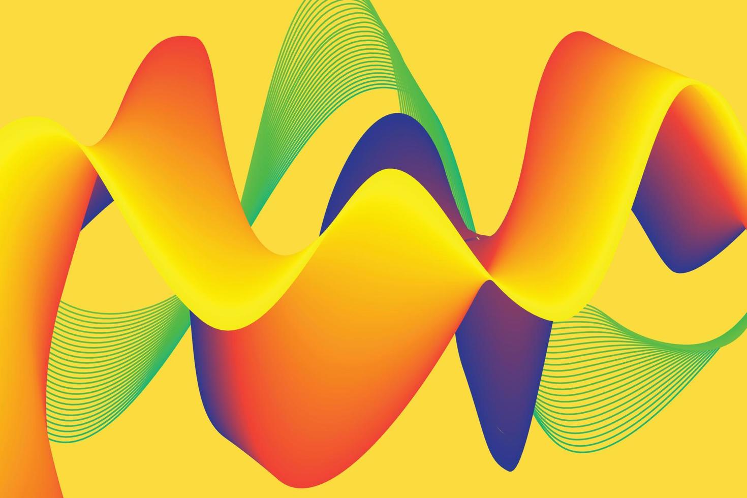 colorful gradient wave Abstract background. Modern poster with gradient 3d flow shape. Innovation background design for landing page. Vector
