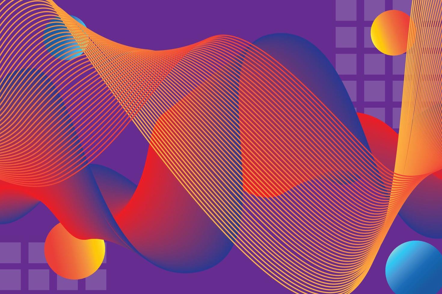 colorful gradient wave Abstract background. Modern poster with gradient 3d flow shape. Innovation background design for landing page. Vector