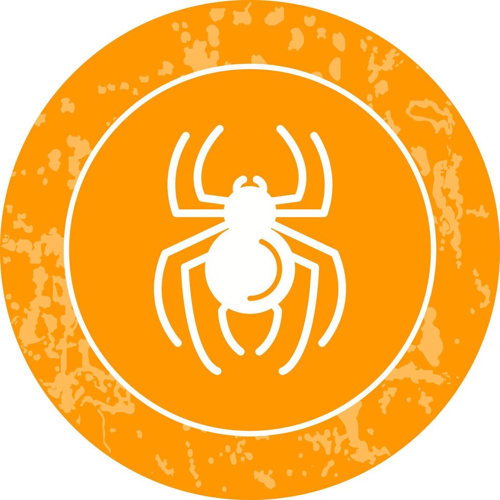 icono de vector de araña