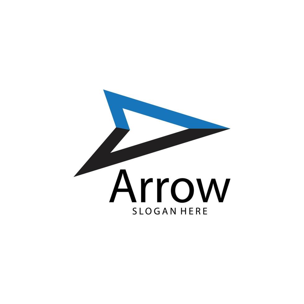 Arrow ilustration logo vector