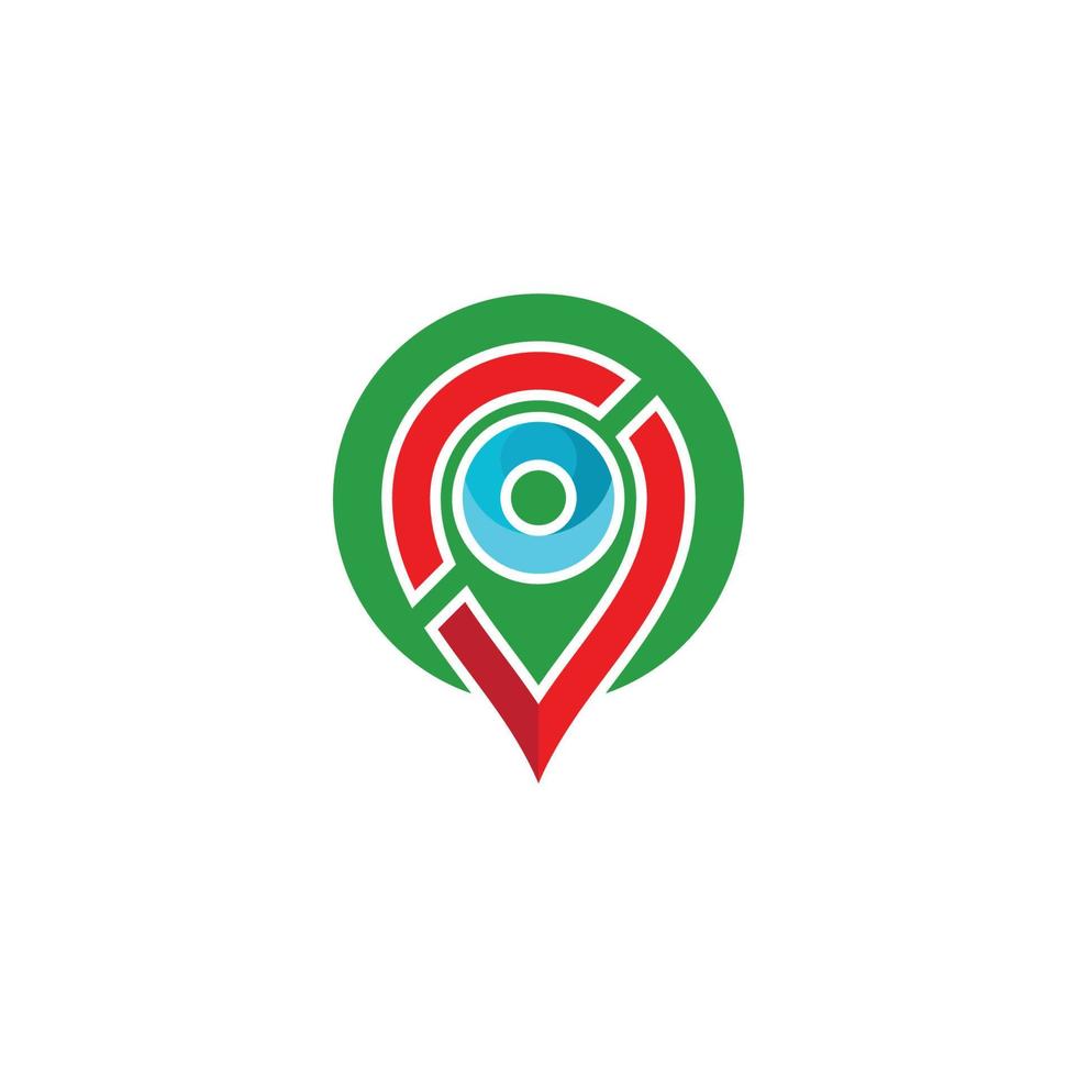 Location point Logo vector