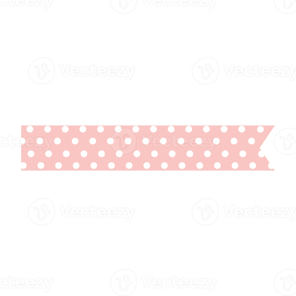 Pastel ribbons in different styles. masking tape, banner. png