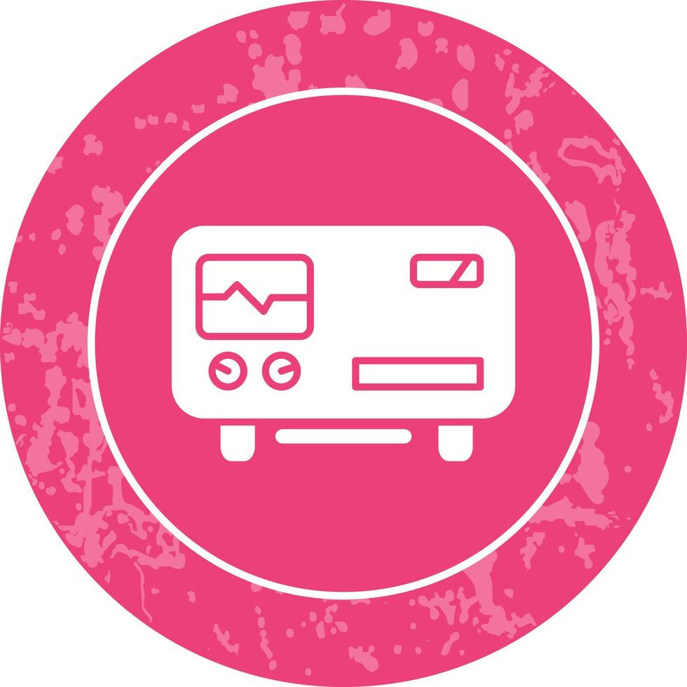 Oscillscope Vector Icon