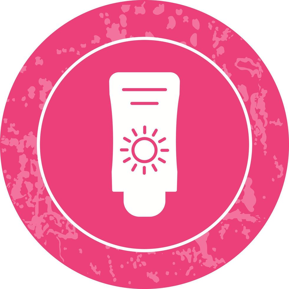 Sun Cream Vector Icon