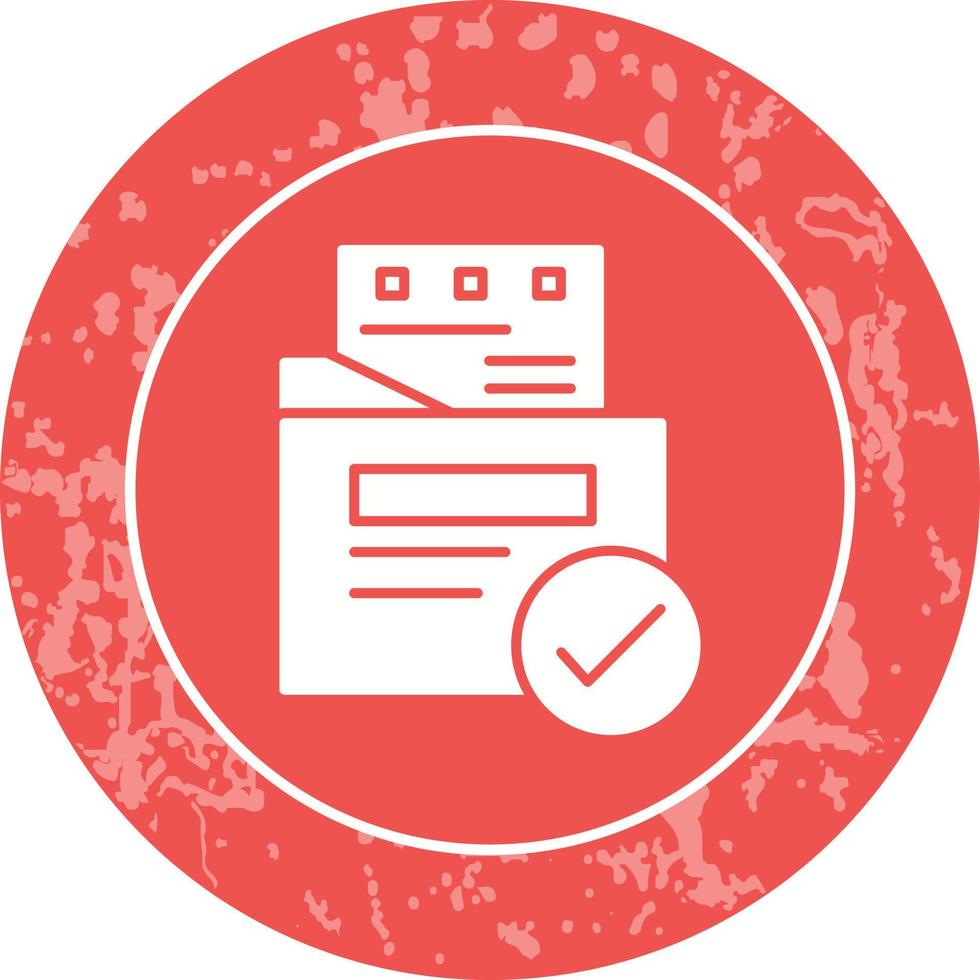 icono de vector de protección de archivos