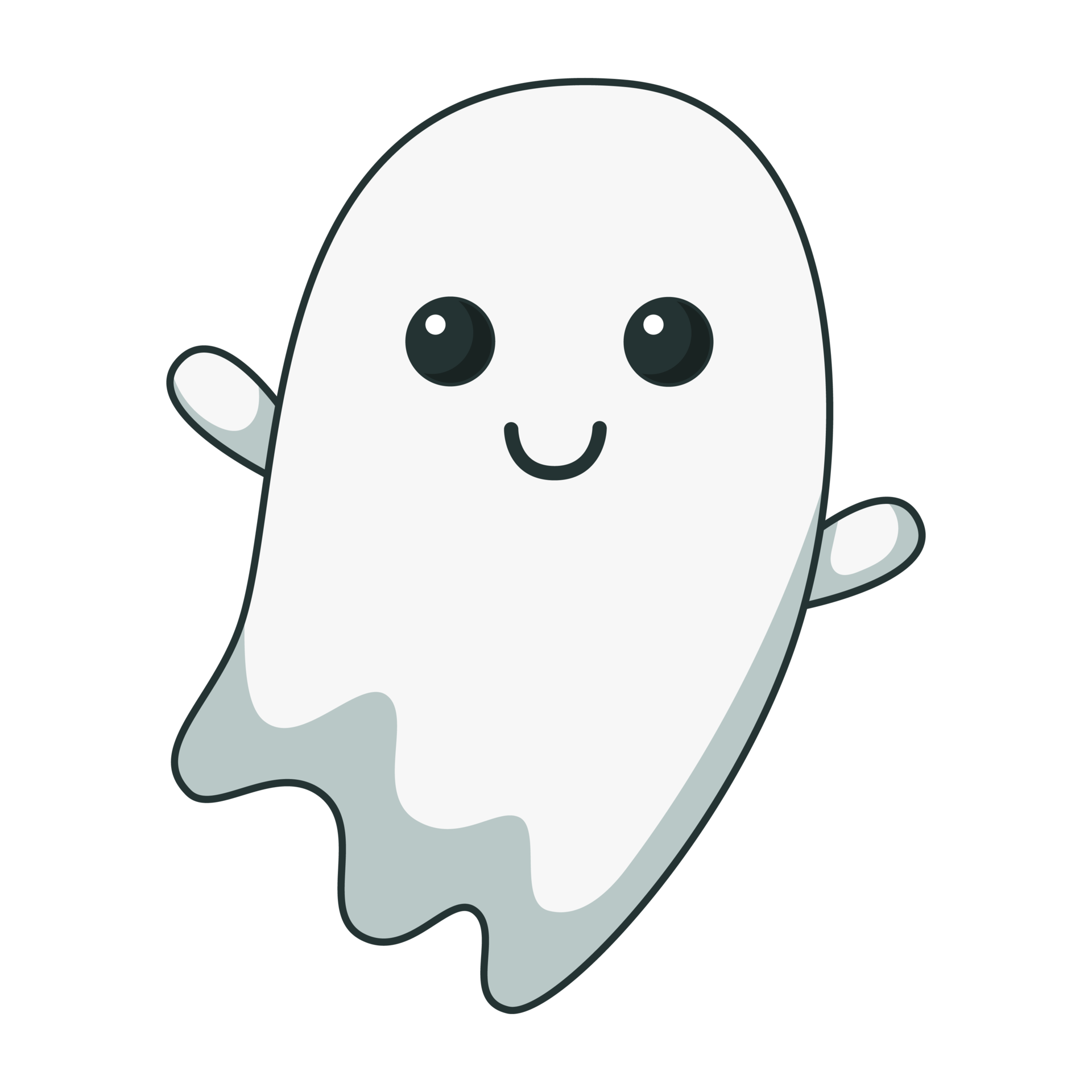 Cartoon Ghost icon. 18888721 PNG