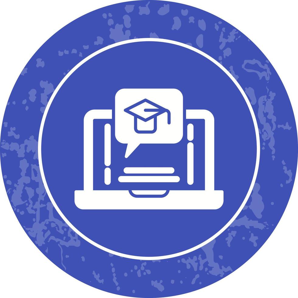 E Learning Vector Icon