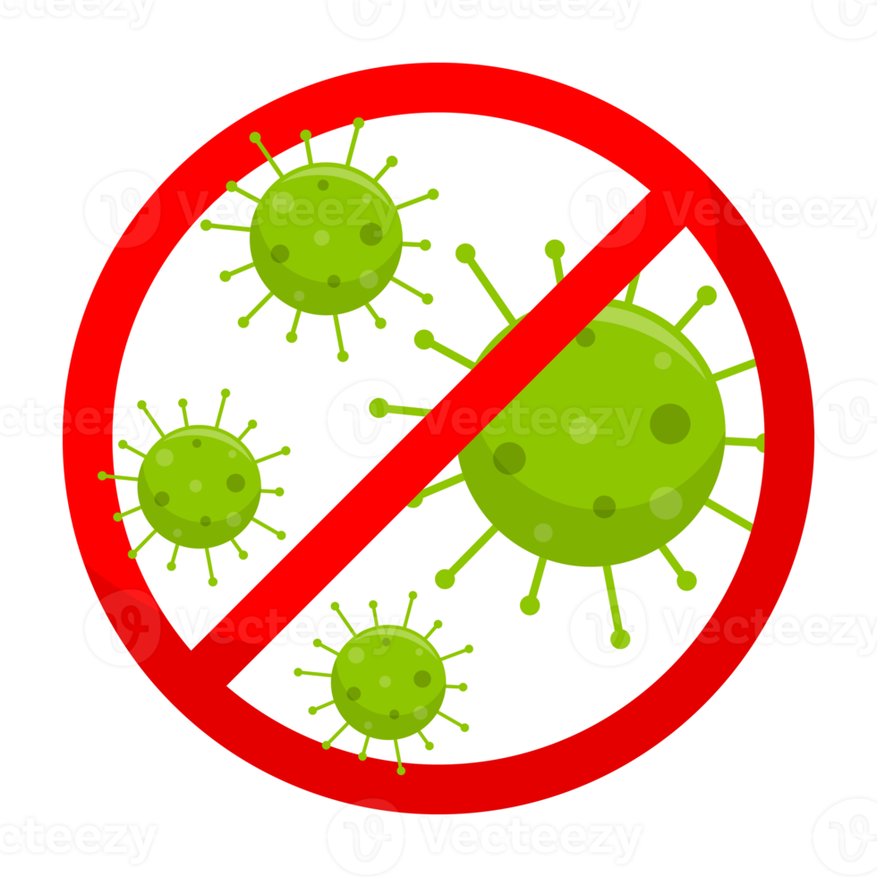 fermare corona virus, covid 19, batteri. png