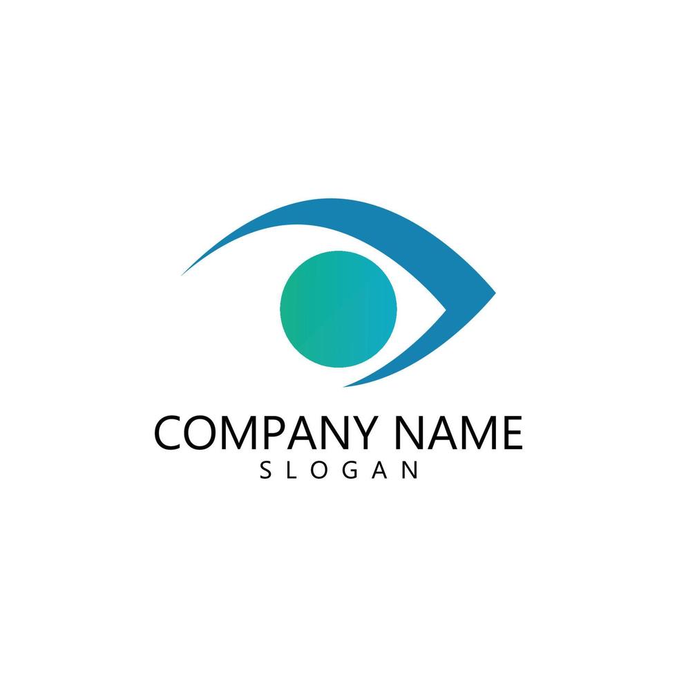 Eye care logo vector