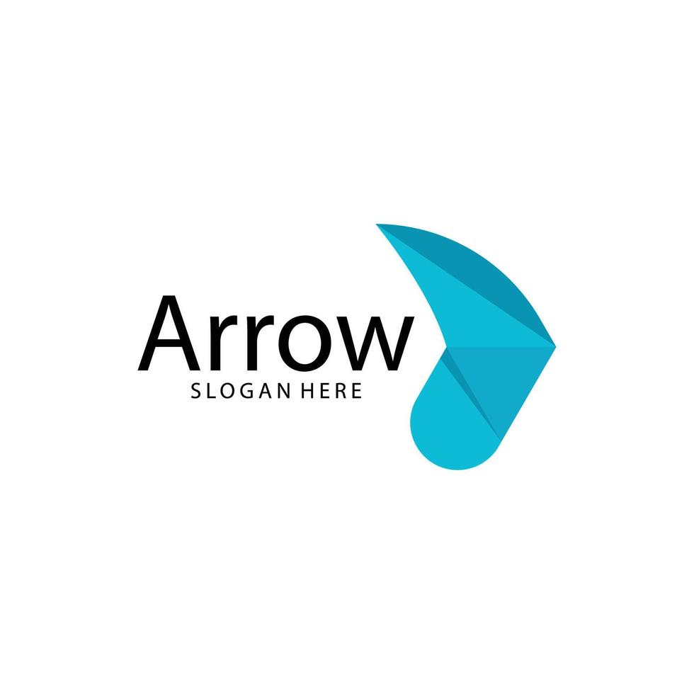 Arrow ilustration logo vector